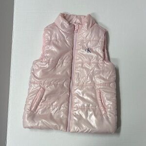 Calvin Klein Light Pink Quilted Vest